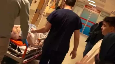 İnegöl'de İşçi Düşerek Yaralandı