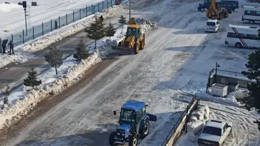 Tokat'ta Karla Mücadele Devam Ediyor