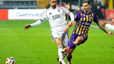Beşiktaş, Eyüpspor'u 1-0 Yenerek İlk Yarıyı Önde Tamamladı