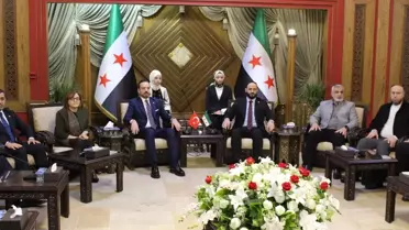 AK Parti Genel Başkan Yardımcısı Zorlu, Halep Valiliğini ziyaret etti Açıklaması