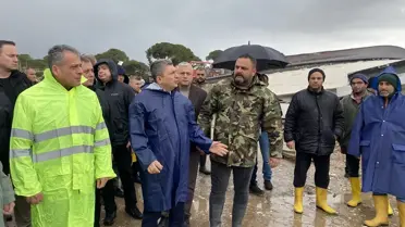 Antalya'da Hortum Zararları İncelendi