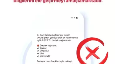 Bakanlık'tan Dolandırıcılık Uyarısı