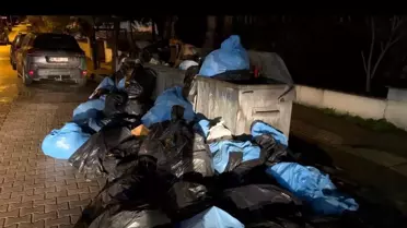 Bandırma'da sağlık kuruluşunun yanında skandal manzara