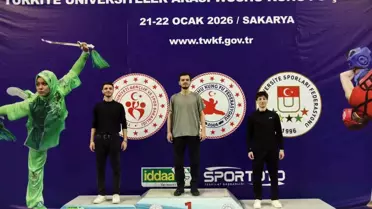 BARÜ Wushu Şampiyonası'nda 3 Madalya Kazandı