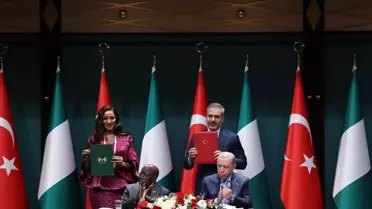 Türkiye ve Nijerya Arasında 9 Anlaşma İmzalandı