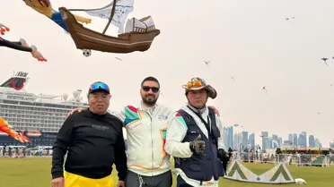 Zahit Mungan, Katar'da Uçurtma Festivali'ne Katıldı