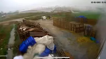 Antalya'da Hortum Serayı Parçaladı