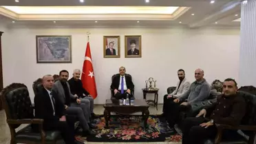 Iğdır Gazetecilerden Vali Taşolar'a Ziyaret