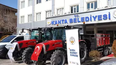 Kahta Belediyesi'nin araç filosu güçleniyor