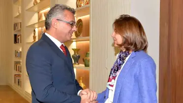 KKTC Cumhurbaşkanı ile BM Temsilcisi Görüştü