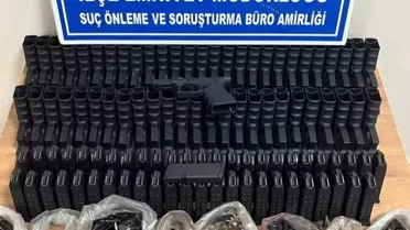 Seydişehir'de Silah Parçalarıyla Yakalanma