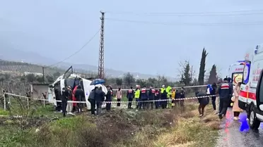 Denizli'de Servis Kazası: 1 Ölü, 25 Yaralı