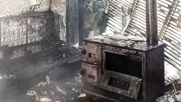 Hayrabolu'da Ev Yangını