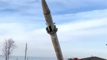 Rize'de Eski Cami Yıkıldı