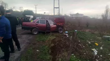 Zonguldak'ta Trafik Kazası: 2 Yaralı