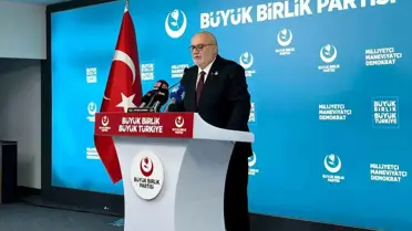 BBP Genel Sekreteri Yelis: 'Milletimize 33 yıldır hizmet etmiş olmanın verdiği gurur ve mutluluğu yaşıyoruz'