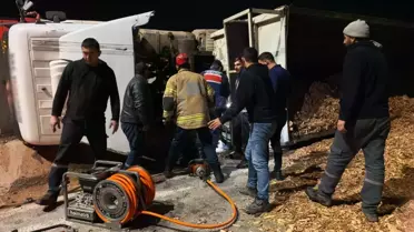 İnegöl'de TIR Kazası: Sürücü Hayatını Kaybetti