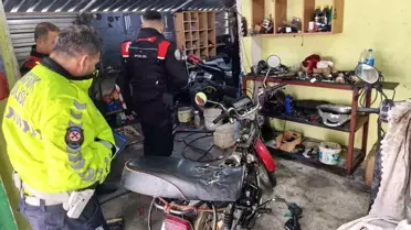 Hatay'da Motosiklet Tamircilerine Denetim