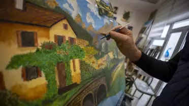 72 Yaşındaki Mehmet Bozkurt'un Resim Tutkusu