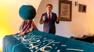 İl Emniyet Müdürü Çağlar'ın ilk durağı Şeyh Edebali Külliyesi