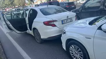 Samsun'da 3 Araçlı Trafik Kazası