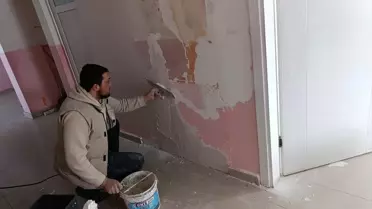 Köy Okulu Gönüllülerle Yenilendi