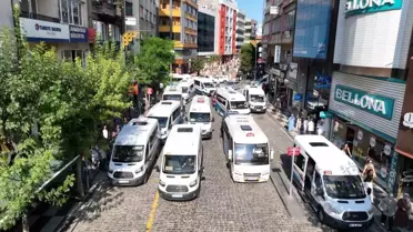 Trabzon'da dolmuşlar yeni yerine taşınıyor