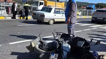 Ula'da Trafik Kazası: Motosiklet Sürücüsü Yaralandı