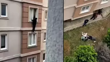 Aileleri evde basınca 4. kattan atlayan gençlerden haber var