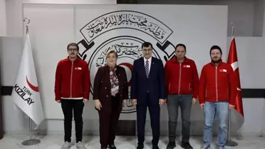 Başkan Kahveci'den Kütahya Türk Kızılay İl Merkezi'ne ziyaret