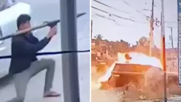 Belediye başkanına gündüz vakti roketatarlı saldırı düzenlendi