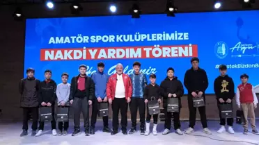Çorum Belediyesi'nden amatör spor kulüplerine 3 milyon liralık nakdi yardım