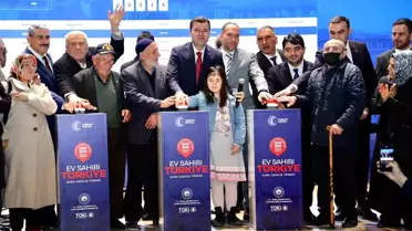 Niğde'de 2 bin 604 sosyal konutun hak sahipleri kura ile belirlendi