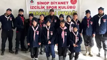 Sinop'ta Kış İzcilik Kampı Düzenlendi