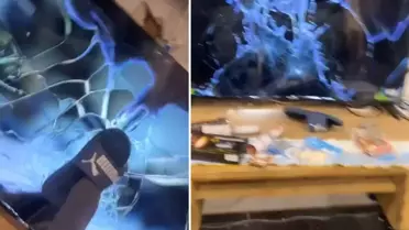 Takımı son saniyede Şampiyonlar Ligi'nden elenen taraftar delirdi