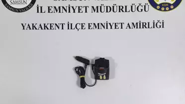Yakakent'te bir araçta radar tespit cihazı ele geçirildi