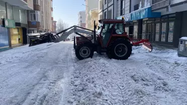 Ardahan'da Kar ve Buz Temizliği