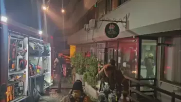 Beyoğlu'nda Otel Yangını