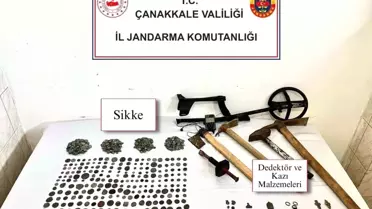 Çanakkale'de Tarihi Eser Kaçakçılığı Operasyonu