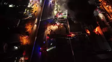 Düzce'de Strafor Fabrikasında Yangın Kontrol Altına Alındı