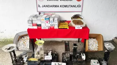 Edirne'de Kaçak Sigara Operasyonu