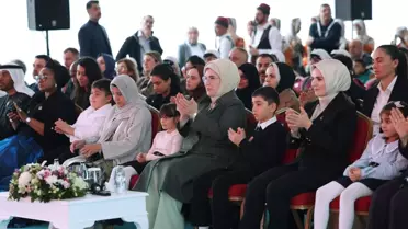 Emine Erdoğan: Ne zaman bir çocuk dara düşse, devletimiz tüm imkanlarıyla onun yanında yer alır