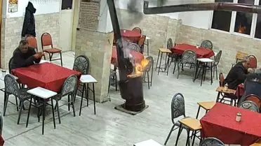 Güzel kokması için sobaya dökülen kolonya ortalığı savaş alanına çevirdi