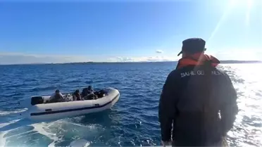 İzmir Açıklarında 43 Düzensiz Göçmen Yakalandı