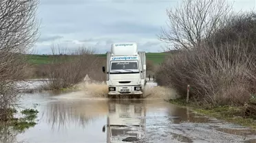Edirne'de Kuvvetli Sağanak ve Taşkın