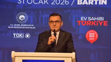 Adalet Bakanı Tunç, Bartın'da 'Ev Sahibi Türkiye Kura Çekiliş Töreni'nde konuştu Açıklaması
