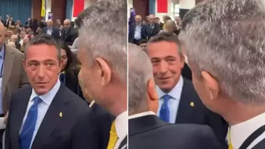 Ali Koç, Fenerbahçe Yüksek Divan Kurulu Toplantısı'na geldi 