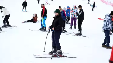 Ilgaz Dağı'nda Yoğun Kayak Sezonu