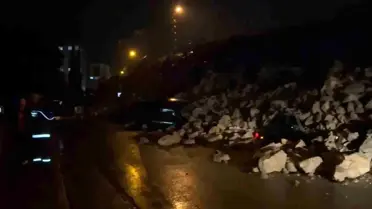 Hatay'da İstinat Duvarı Çöktü