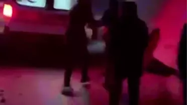 Kangal'da İşçi Servis Otobüsü Kaza Yaptı